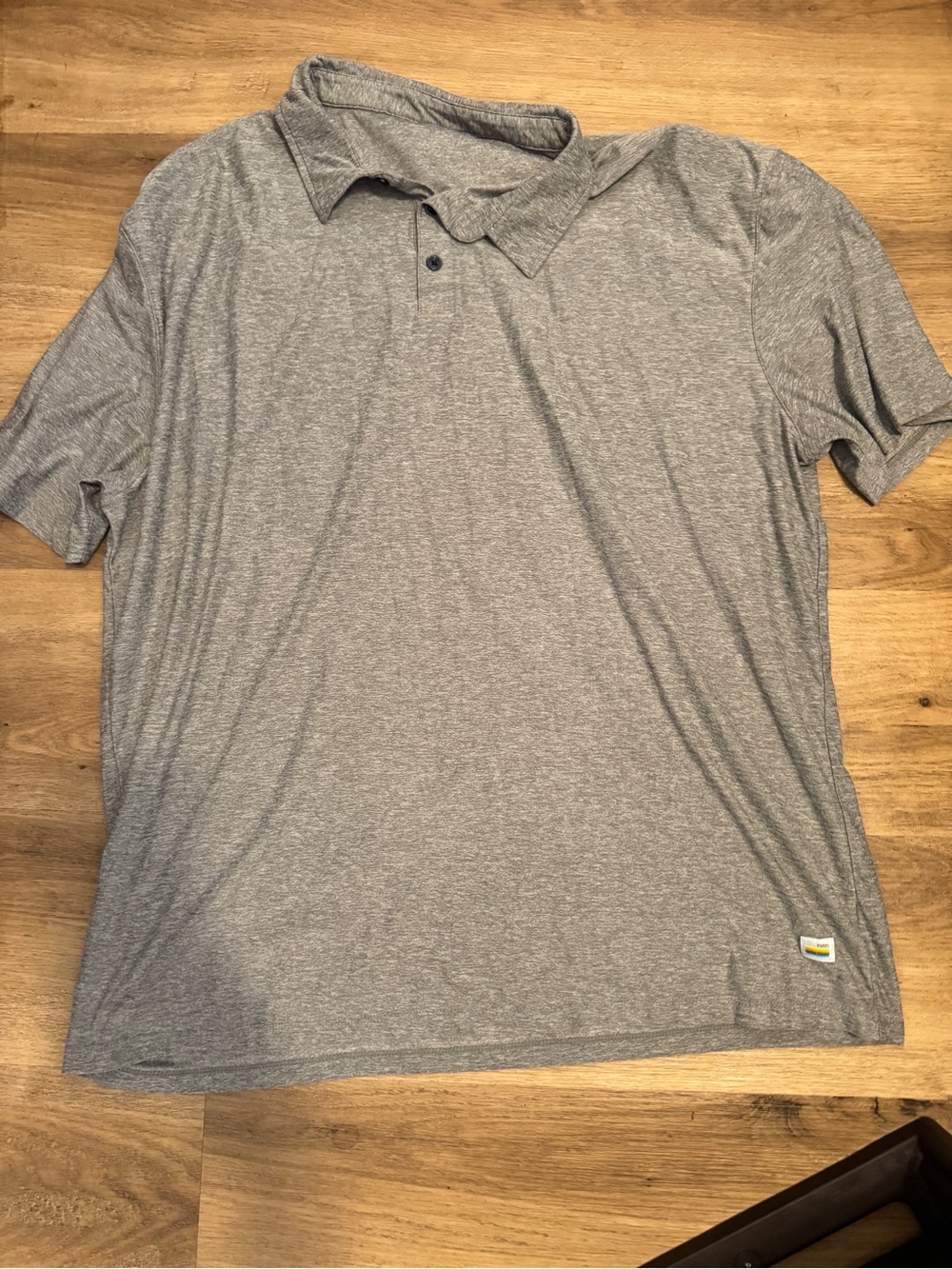 Vuori Heather Gray Men's Polo